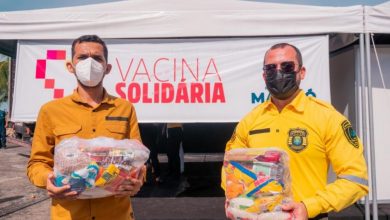 Photo of Entrega de donativos para campanha Vacina Solidária encerra ações do maio amarelo