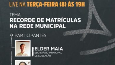 Photo of Educação realiza live sobre recorde de matrículas