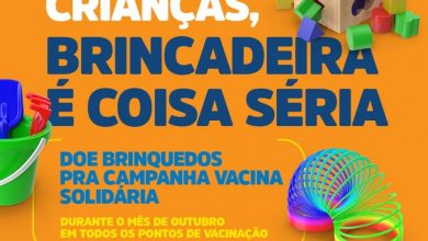Photo of Dia das Crianças: Campanha Vacina Solidária segue arrecadando brinquedos