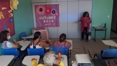Photo of Grupo de mulheres do Cras Área Lagunar participam de ação do Outubro Rosa