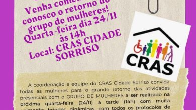 Photo of Cras Cidade Sorriso retoma atividades presenciais com grupo de mulheres