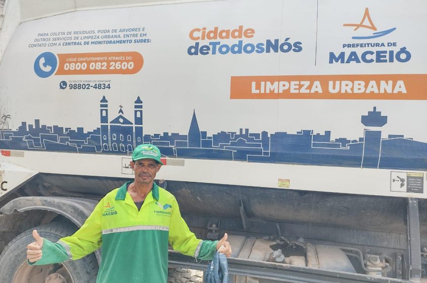 Profissionais merecem reconhecimento do cidadão por deixar a cidade limpa e organizada. Foto: Ascom Sudes